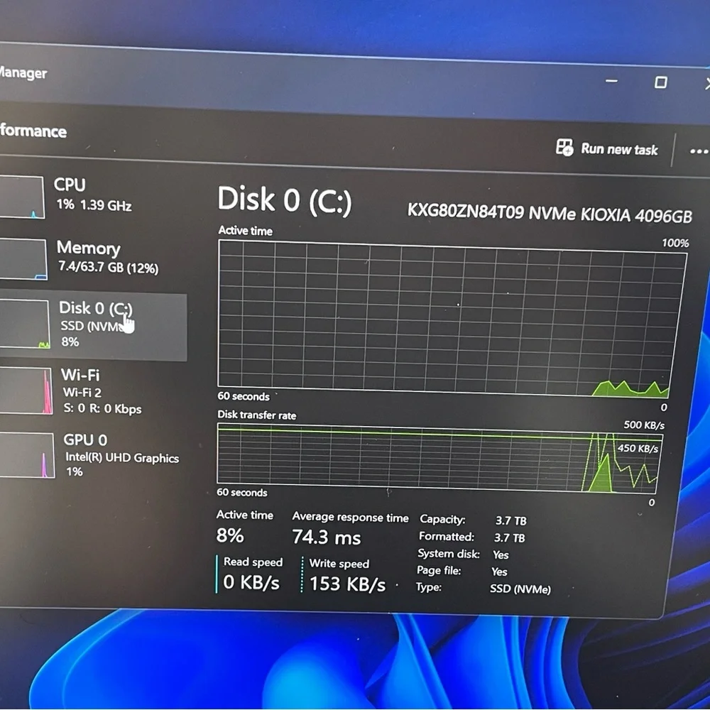 High-Performance Black Laptop